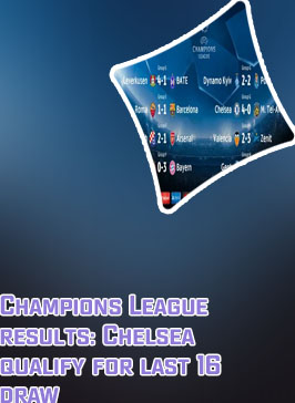 Champions league results